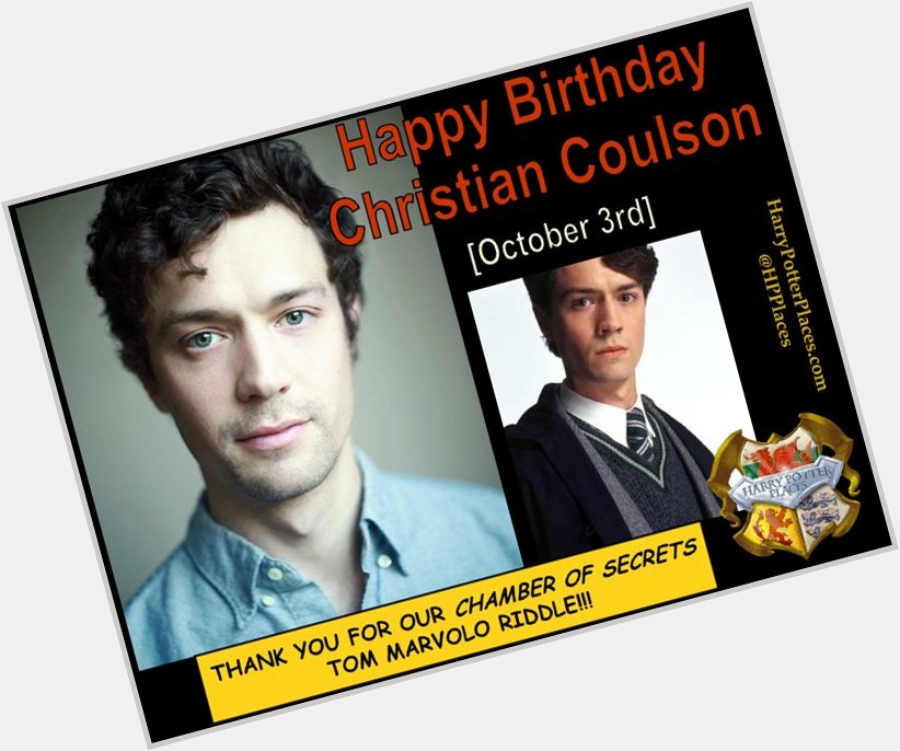 Happy Birthday to Christian Coulson 