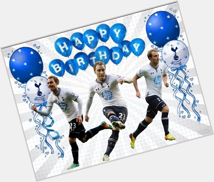 Happy Birthday to Christian Eriksen!
who turns today 23 years-old  