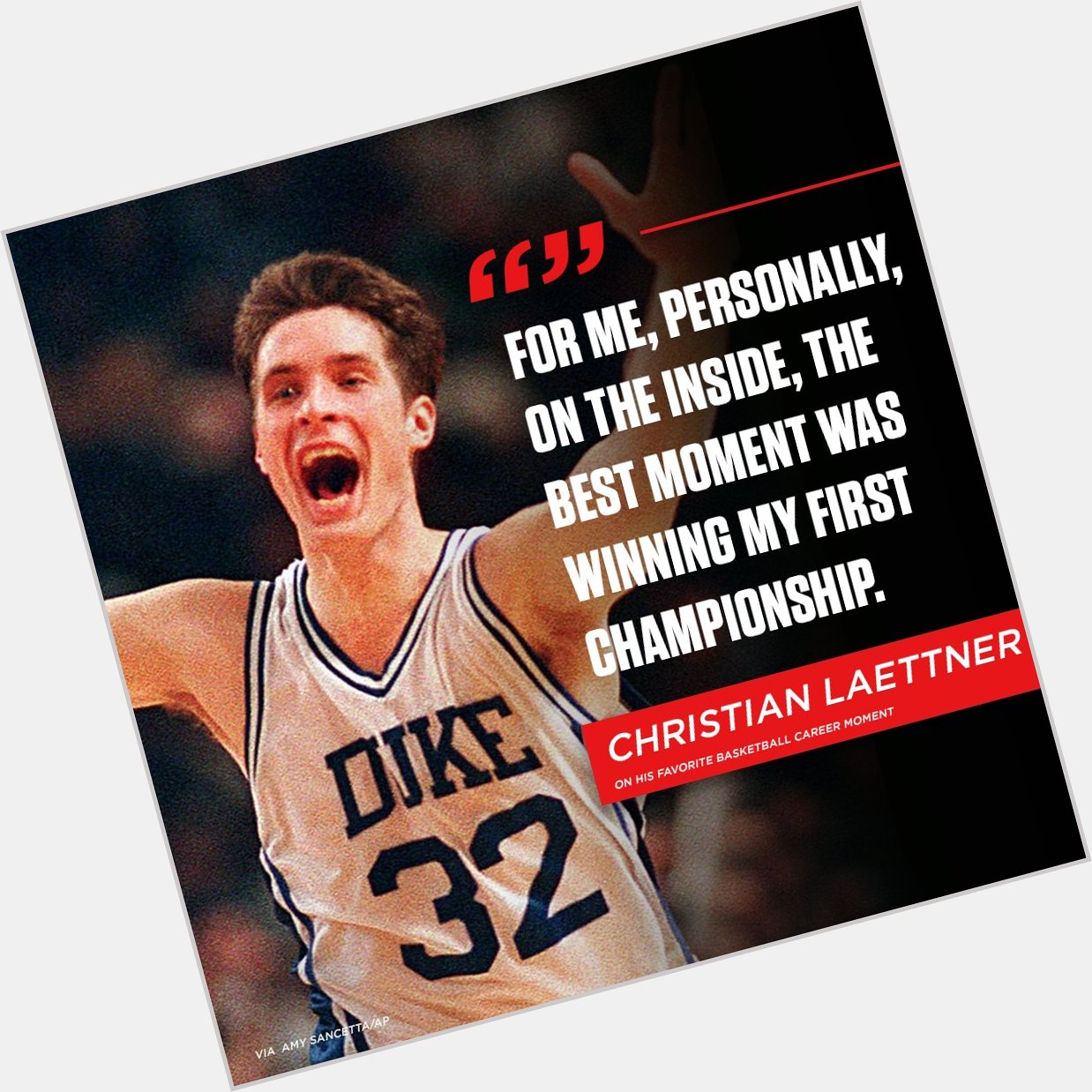 Happy 52nd Birthday to \The Shot\ legend, Christian Laettner.

Crazy that his iconic NCAA moment was 29 years ago. 