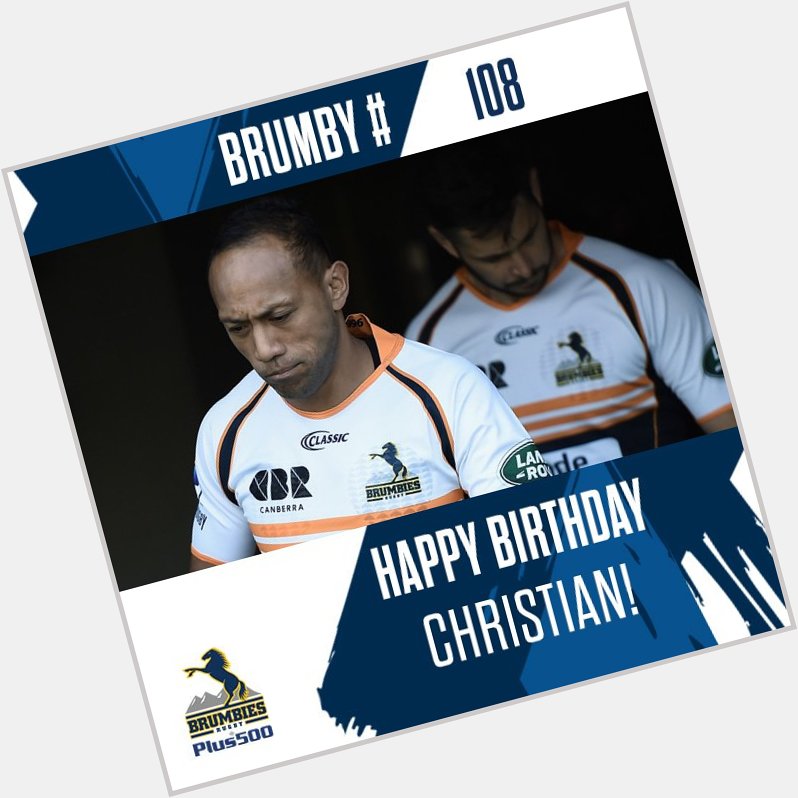 Happy Birthday to Plus500 Brumbies co-captain Christian Lealiifano! 