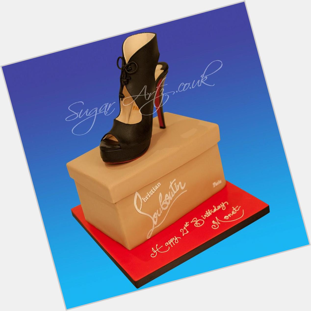 For Monet it could only be Christian Louboutin with the signature red heel.  Happy Birthday Monet! 