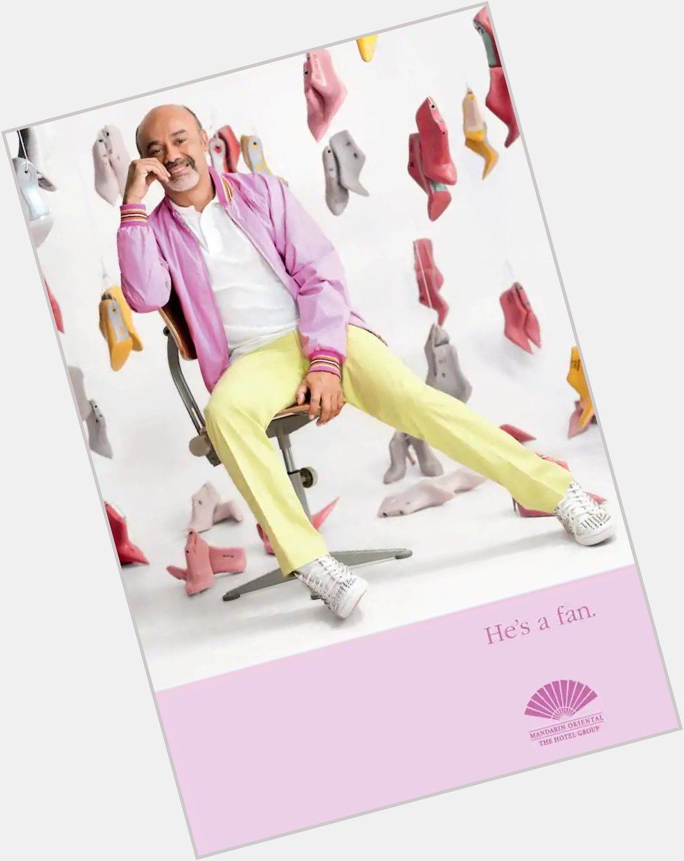 Happy birthday, Mr. Christian Louboutin, our celebrity fan and the internationally renowned shoe designer! 