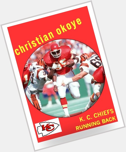 Happy 60th birthday to the Nigerian Nightmare, Christian Okoye. 