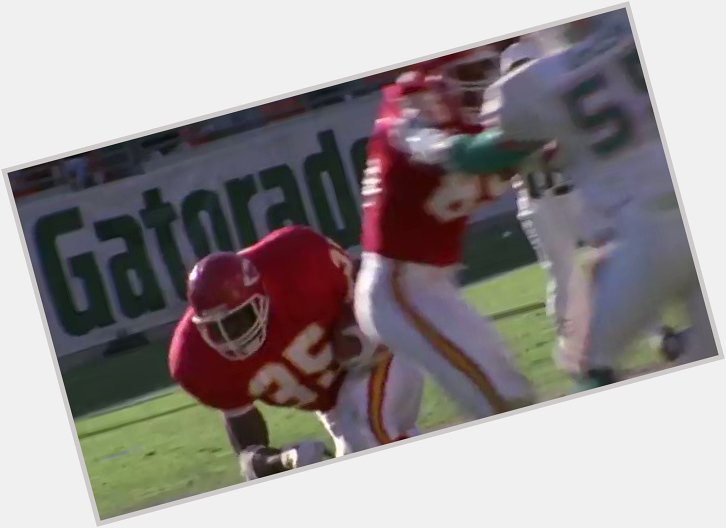 Happy birthday to the Nigerian Nightmare, Christian Okoye. Steve Atwater has a present for you! 