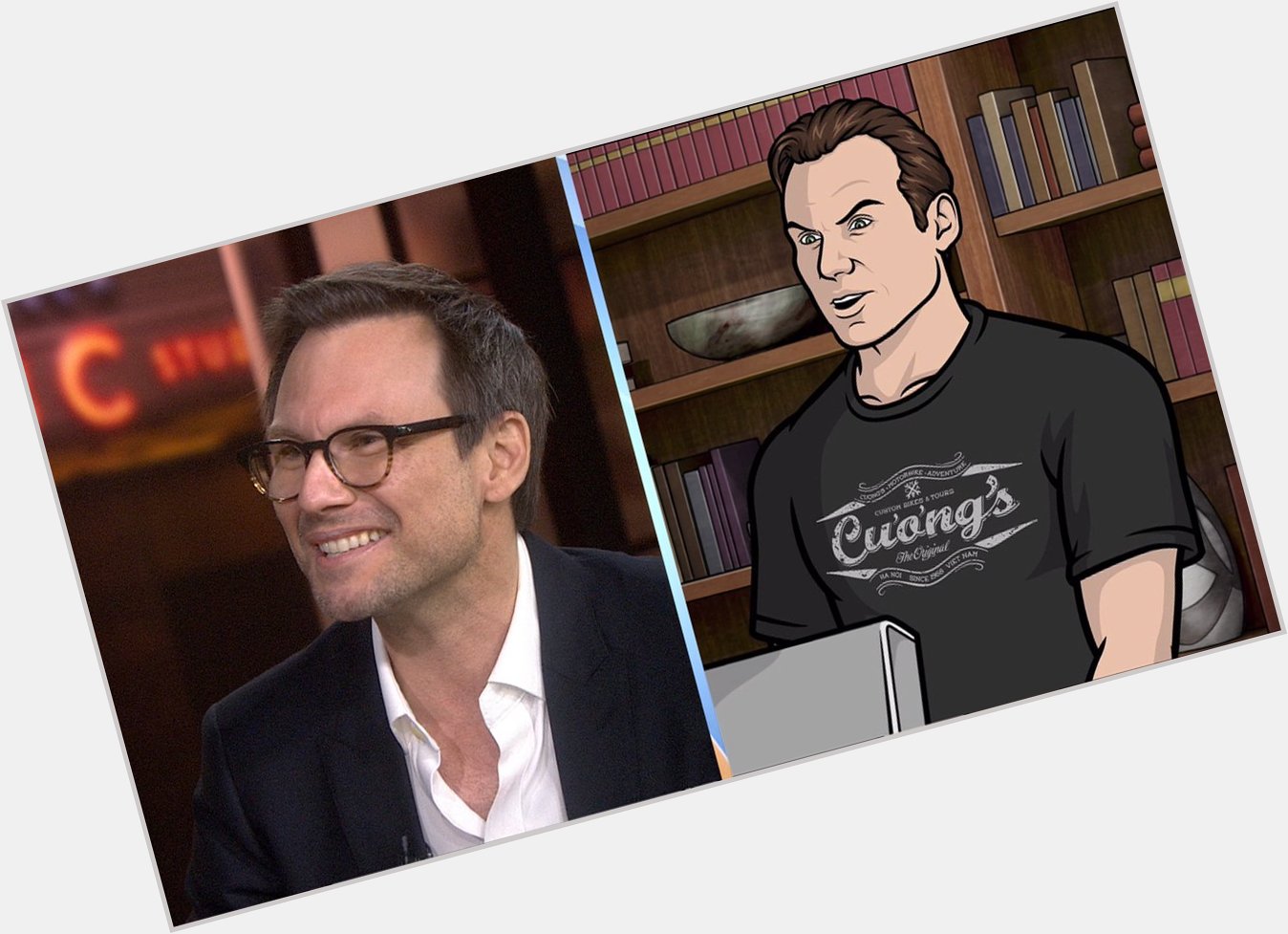 Happy Birthday Christian Slater! We thought he was really great as Slater in Archer... 