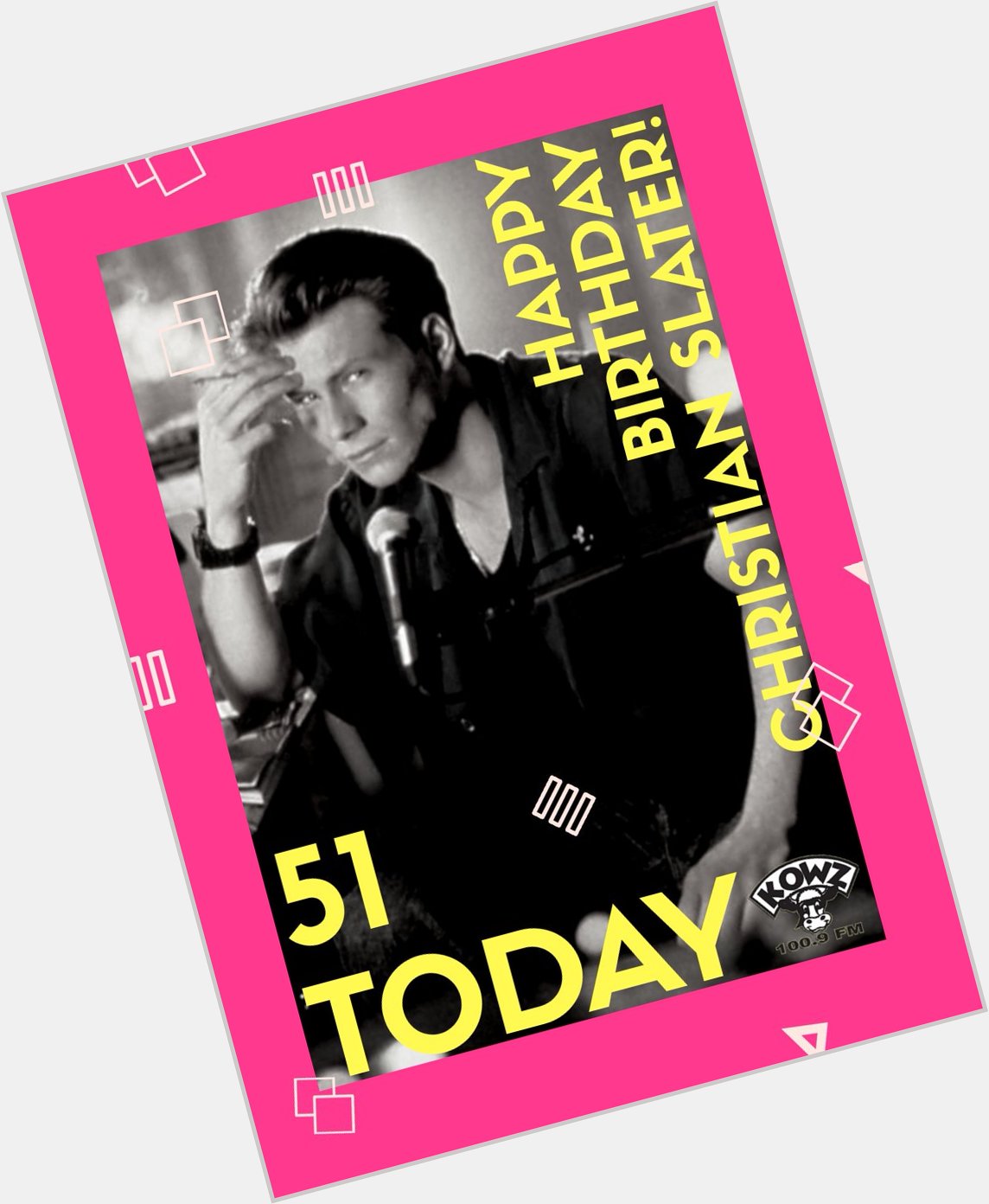 Happy birthday to Christian Slater! 