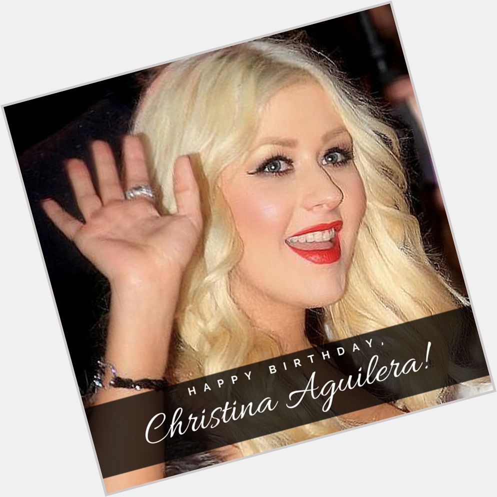 Happy birthday, Christina Aguilera!

What\s your favorite song from her? 