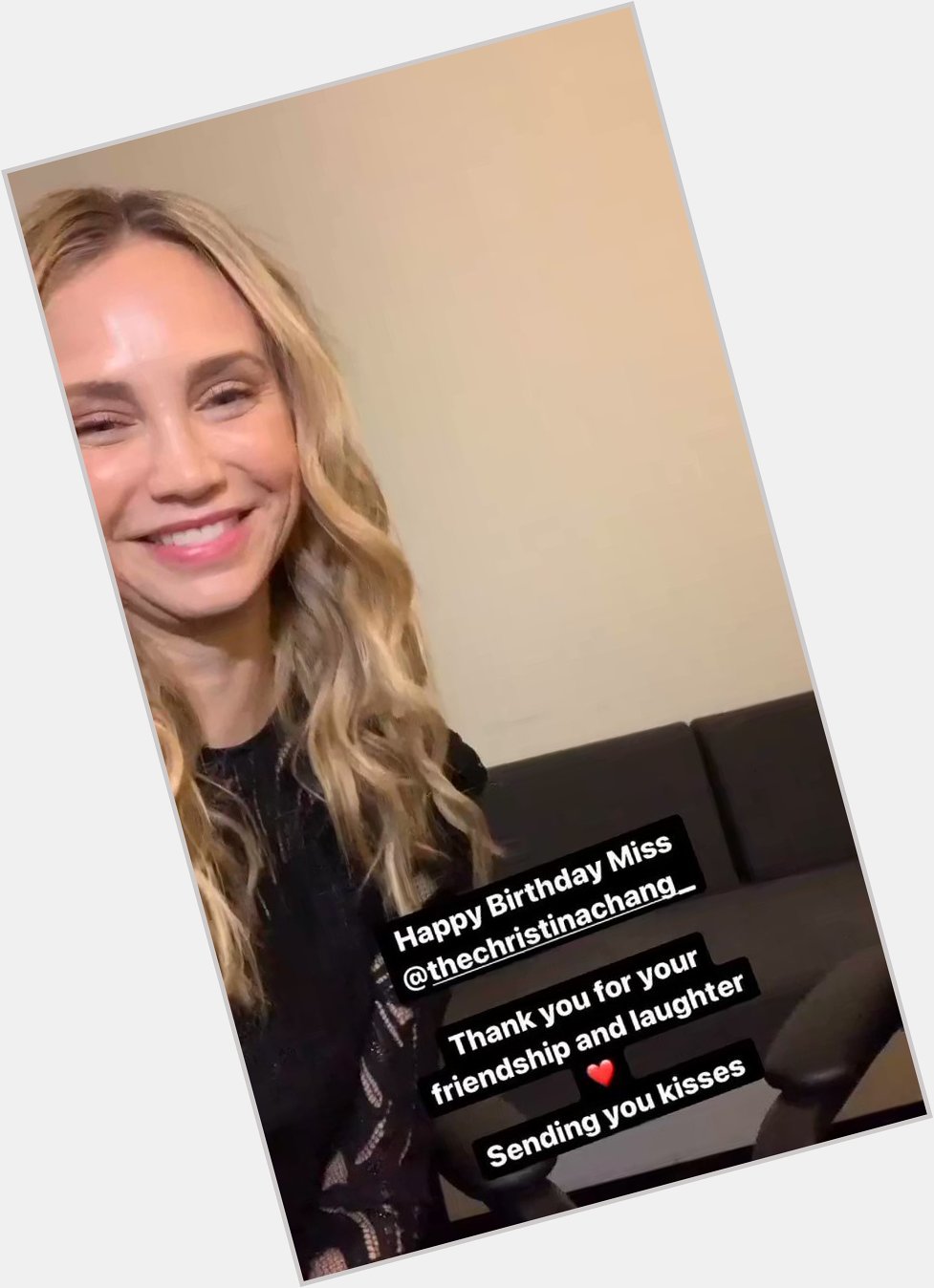 Happy Birthday to the amazing Christina Chang!! [posted by for on igs] 