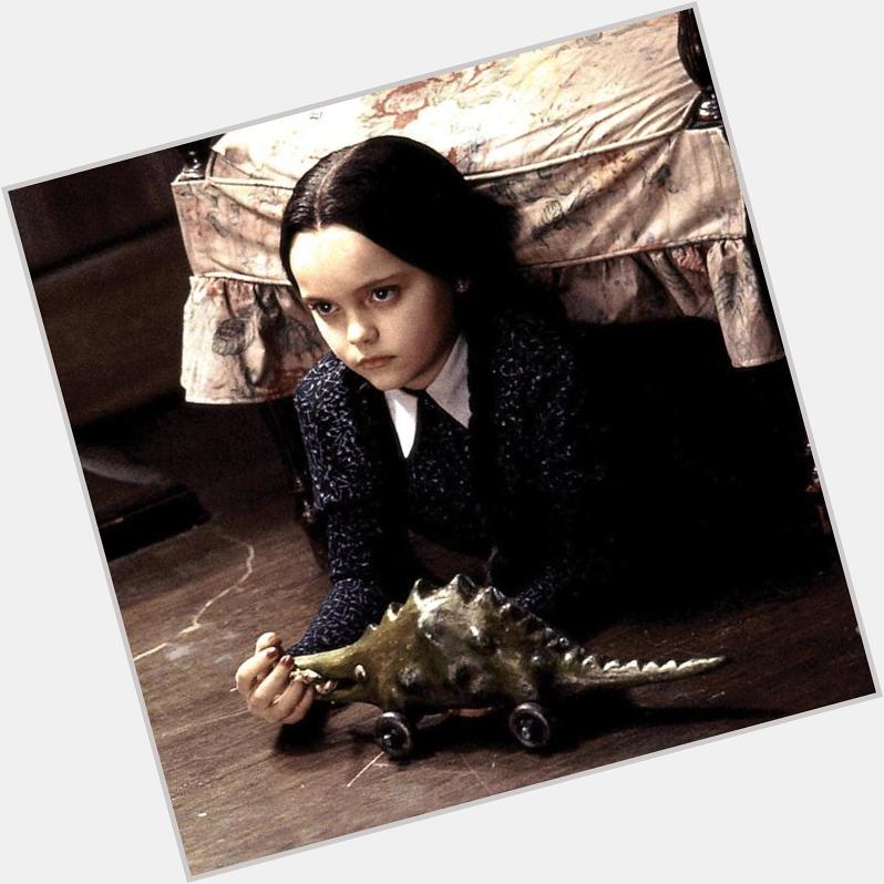 Happy Birthday, Christina Ricci! (February 12, 1980)
Pictured here as Wednesday in \The Addams Family\ movie (1991). 