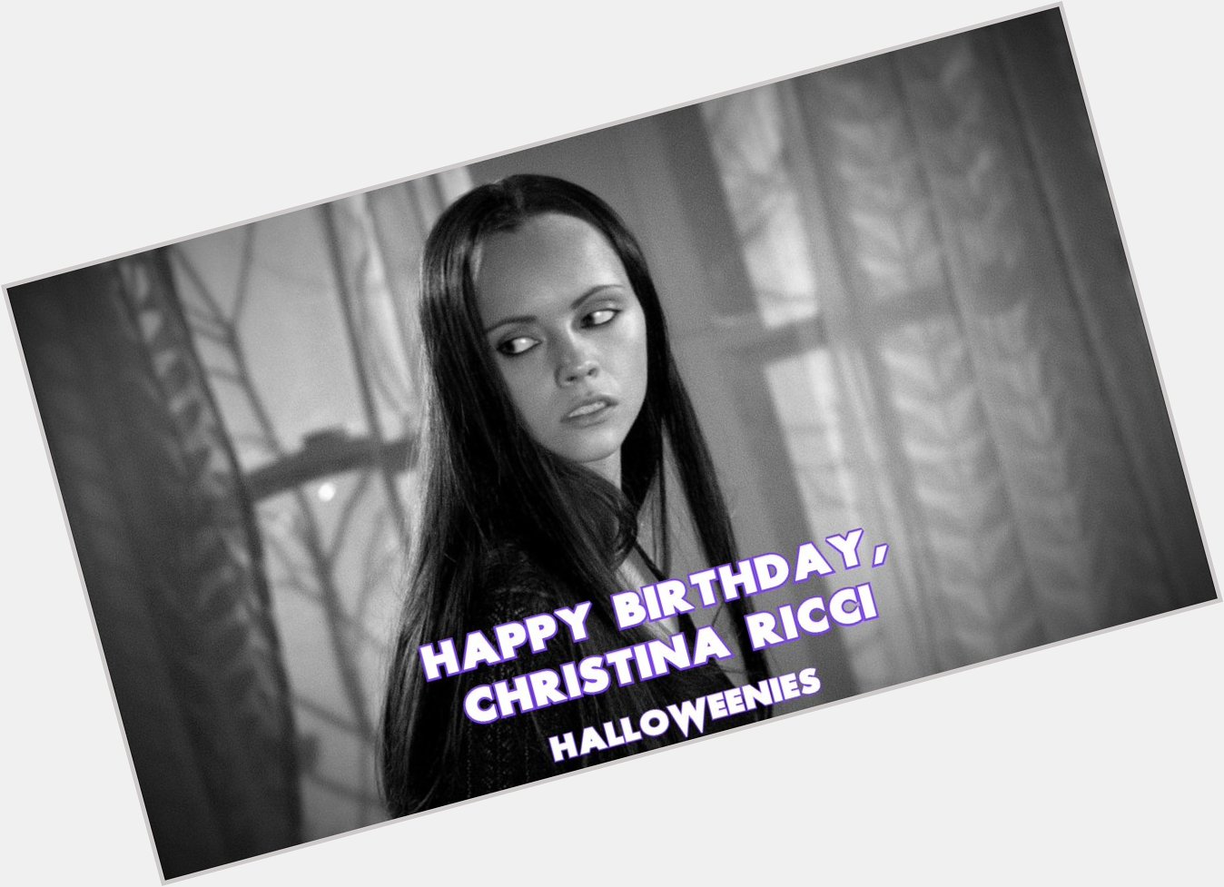 Happy Birthday to our favorite member of the Addams family: Christina Ricci. 