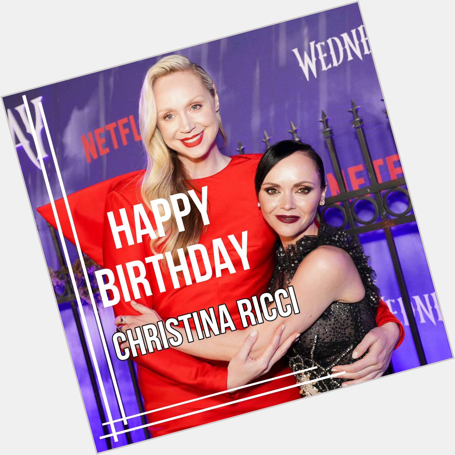 Happy birthday to the one and only Christina Ricci! Here s to a birthday full of spooktacular fun!    