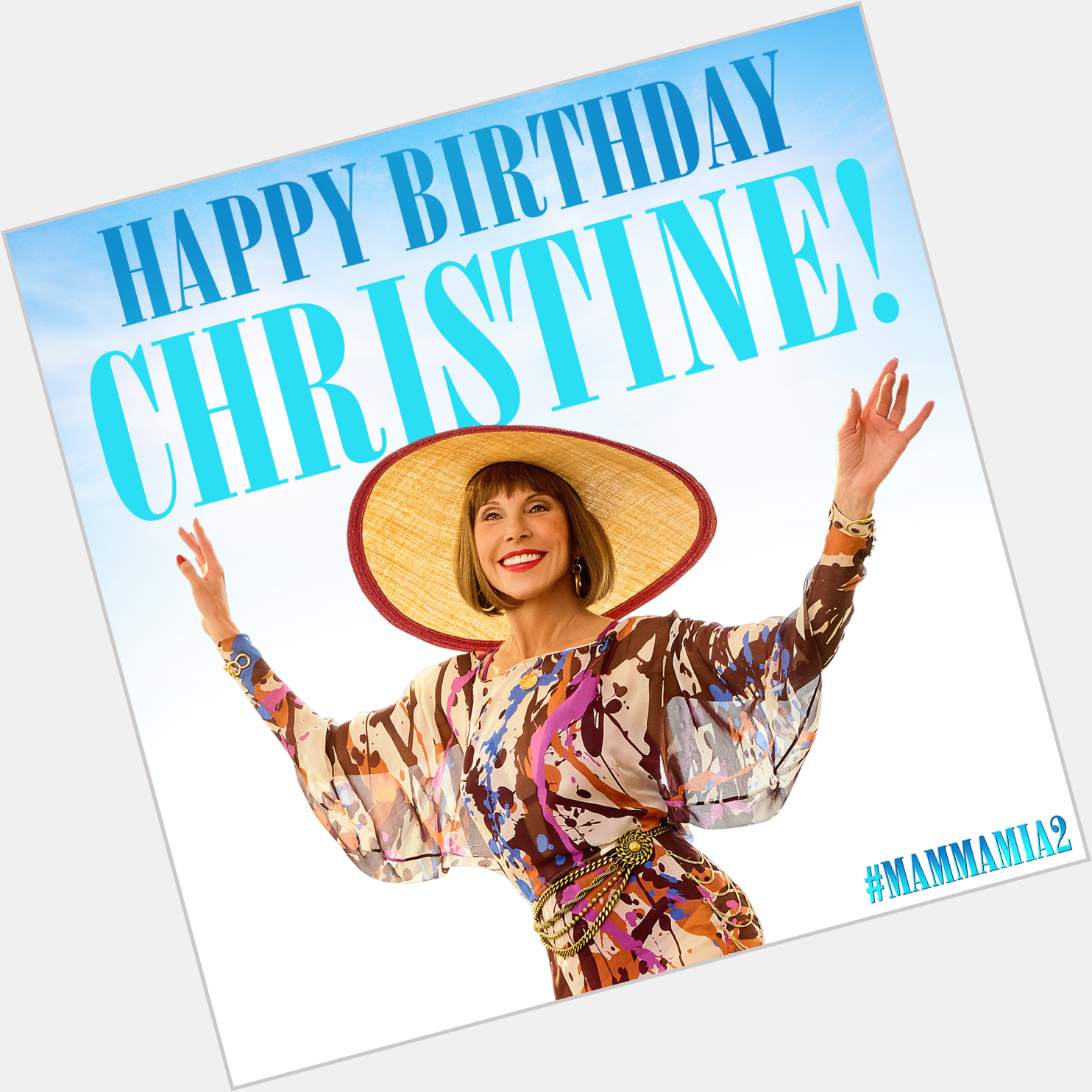 Happy birthday to the fabulous Christine Baranski! 
