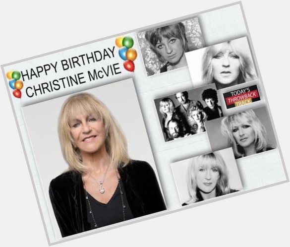 Happy 77th Birthday to Fleetwood Mac\s, Christine McVie.  07/12/43  