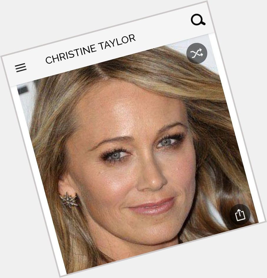 Happy birthday to this great actor.  Happy birthday to Christine Taylor 