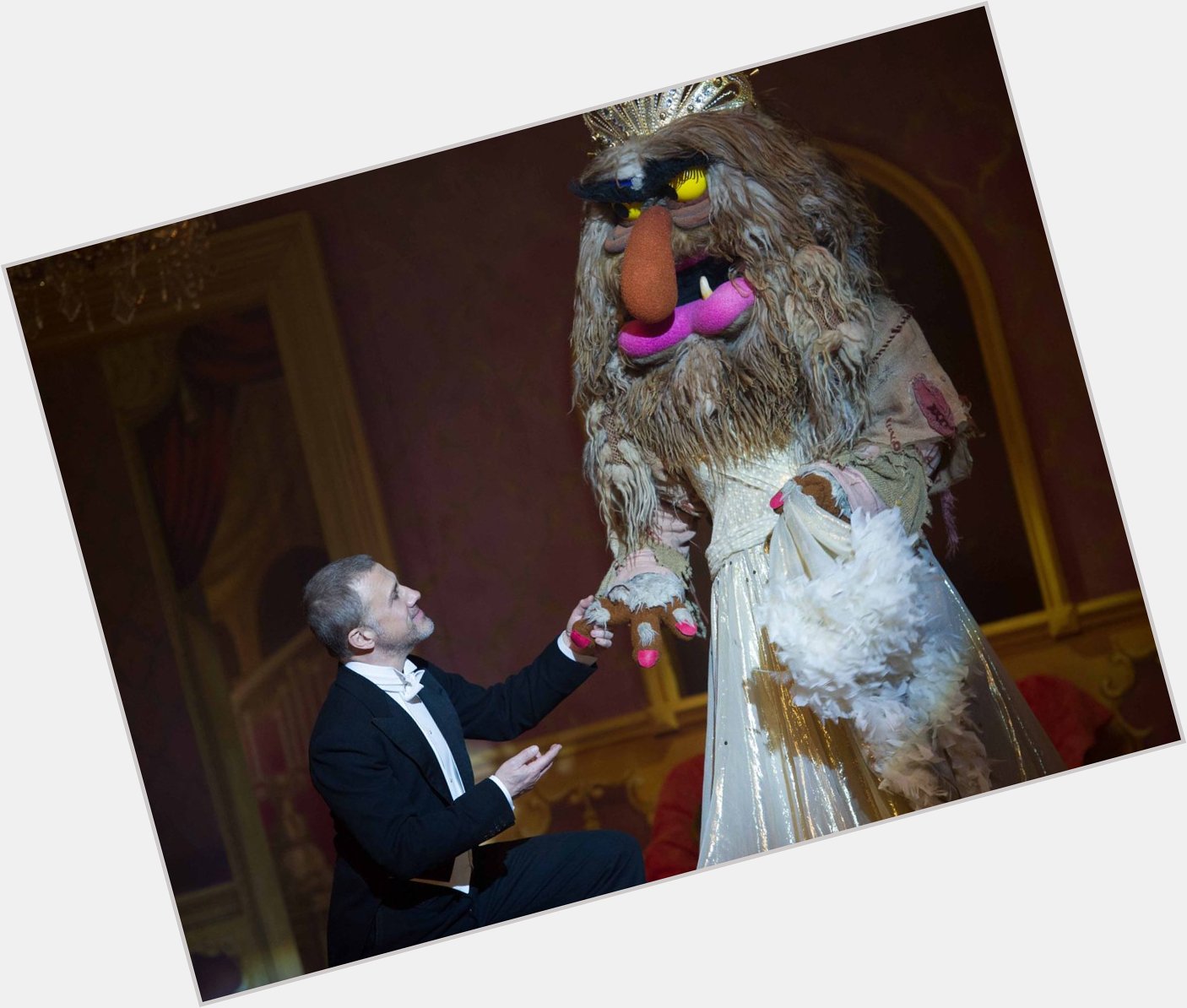 Happy Birthday, Christoph Waltz
For Disney, he made a cameo appearance in dancing with Sweetums. 