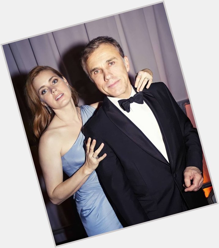 Happy Birthday Christoph Waltz. Here he is with Amy Adams...Also Amy stealing his Burger. 