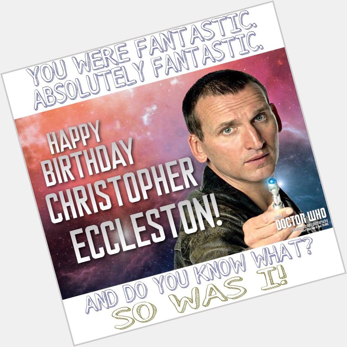 Happy 51st Birthday to Ninth Doctor Christopher Eccleston! What\s your favorite episode of his run? 