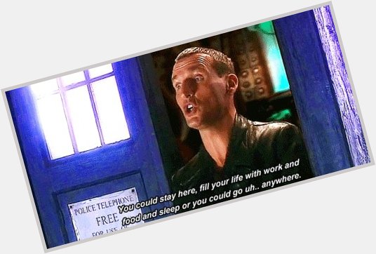Happy birthday today to the great Christopher Eccleston that played the 9th Doctor in  