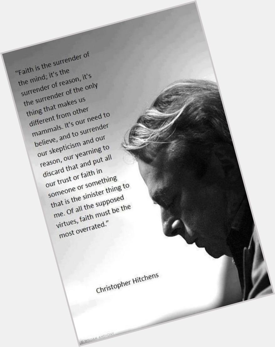 Happy Birthday Christopher Hitchens 
