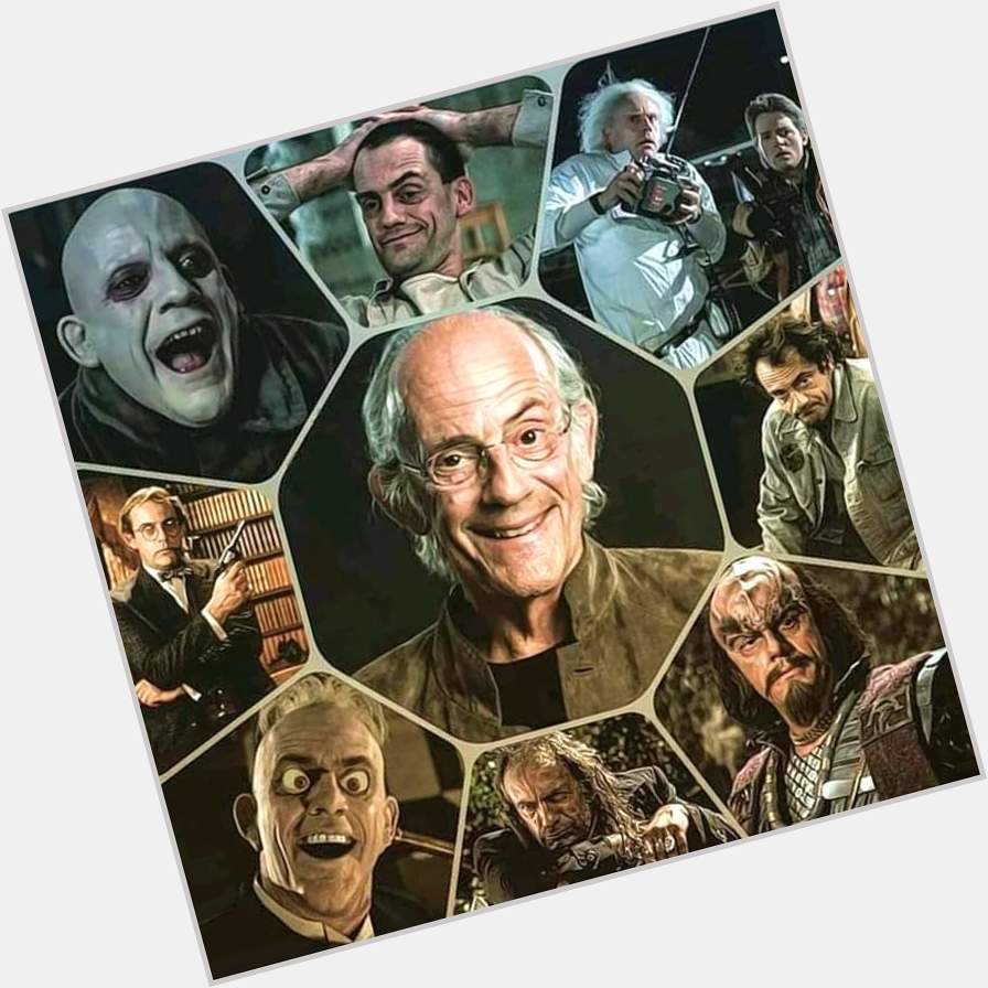 Happy birthday to this ledge.  Christopher Lloyd, 82 today 