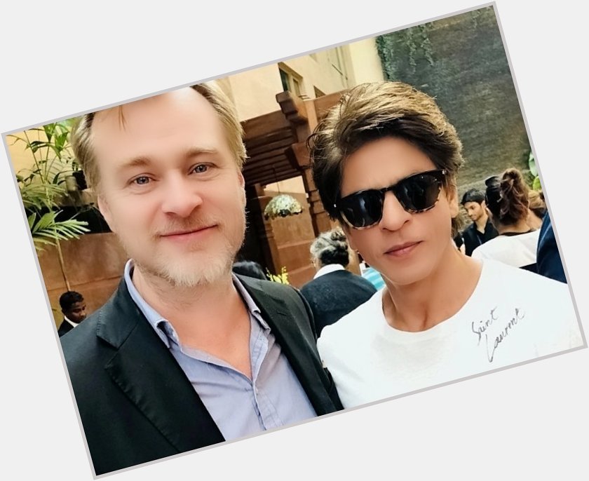 Happy 50th Birthday to Christopher Nolan.
A throwback pic with Two MAESTROS in One Frame.. 