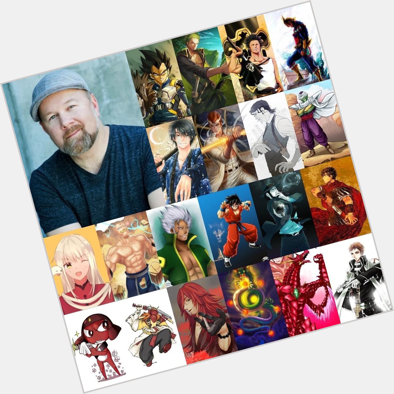 Christopher Sabat easily one of the greatest English VA s ever !! Happy birthday king 