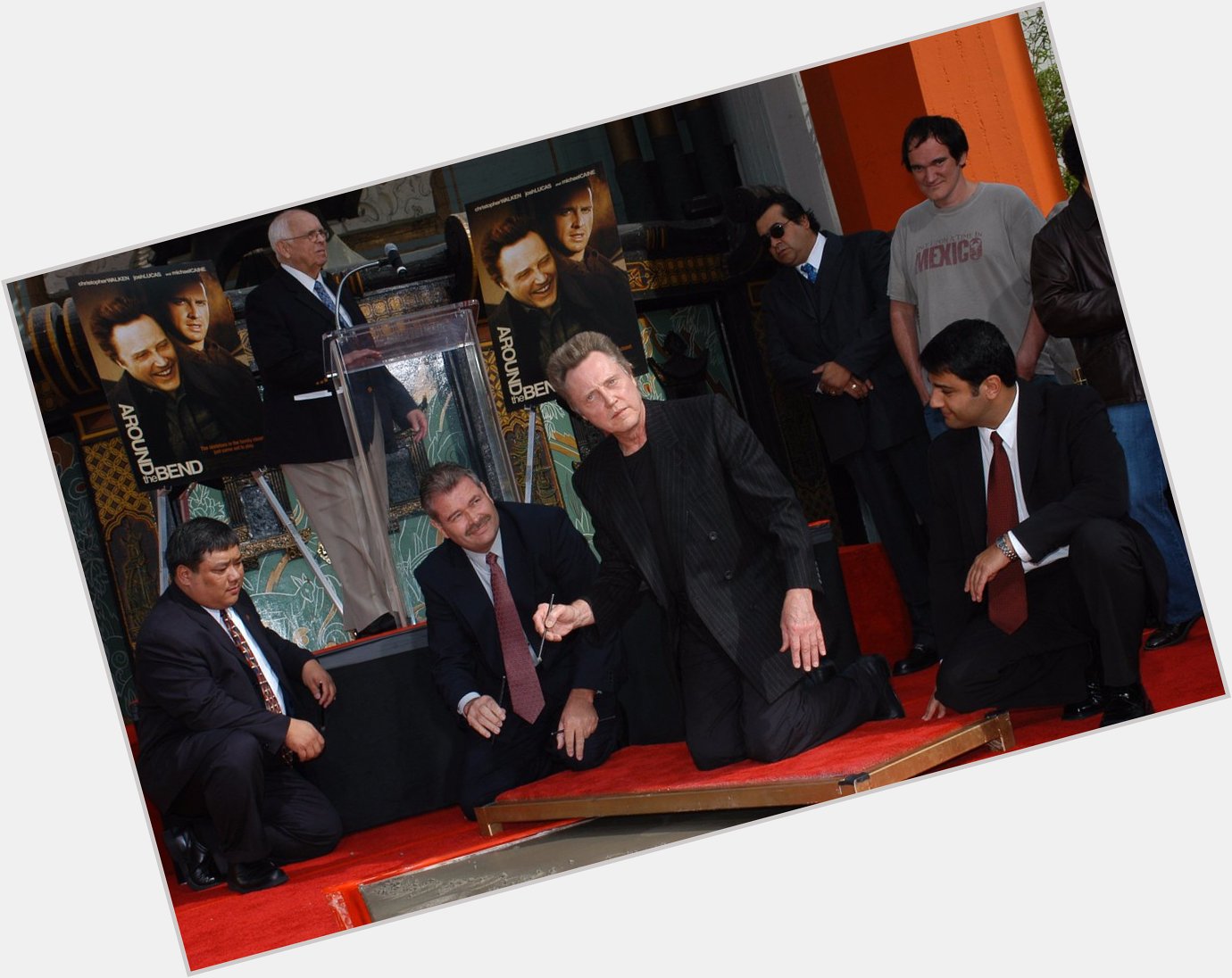 Happy birthday Christopher Walken! Pictured at his imprint ceremony in 2004. 