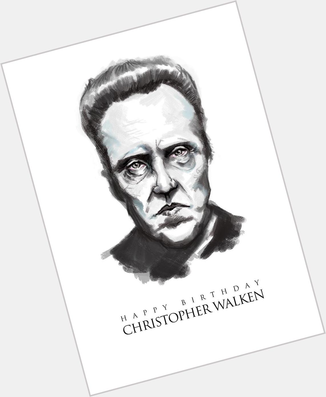 Happy 72nd birthday to Christopher Walken - Check out the rest here -  