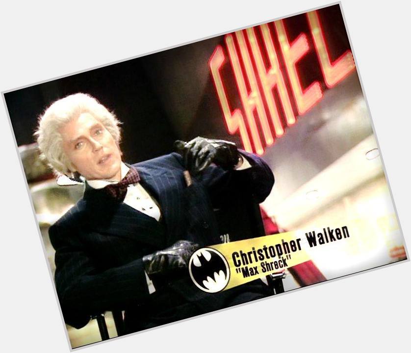 Starting the day with BATMAN RETURNS. Happy birthday to Christopher Walken. 