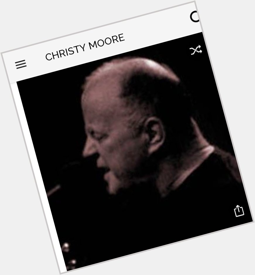Happy birthday to this great singer.  Happy birthday to Christy Moore 