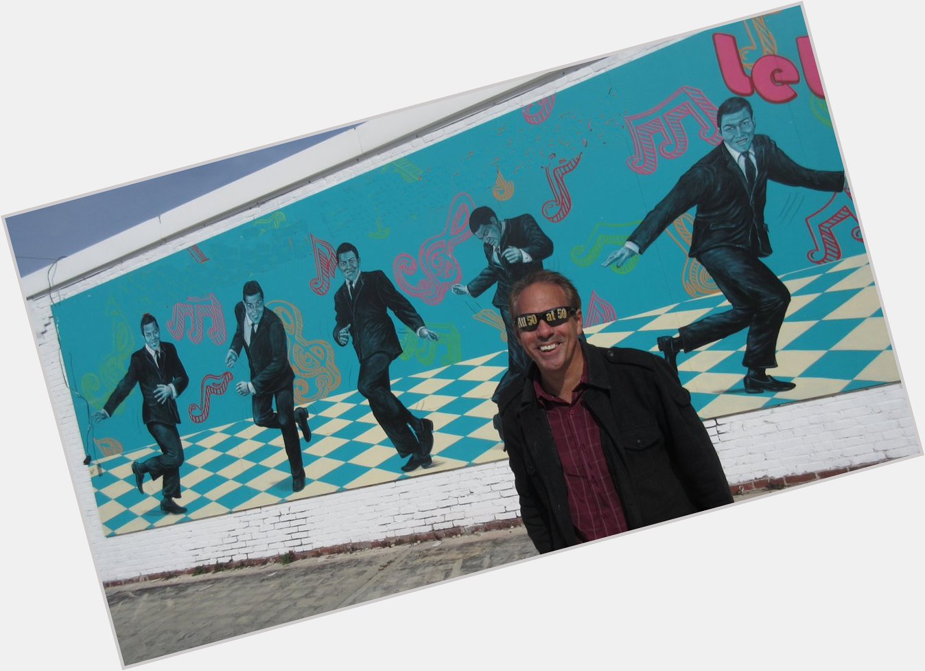 10/3 Happy Birthday Chubby Checker...here at the Chubby Check Mural in Wildwood, New Jersey 