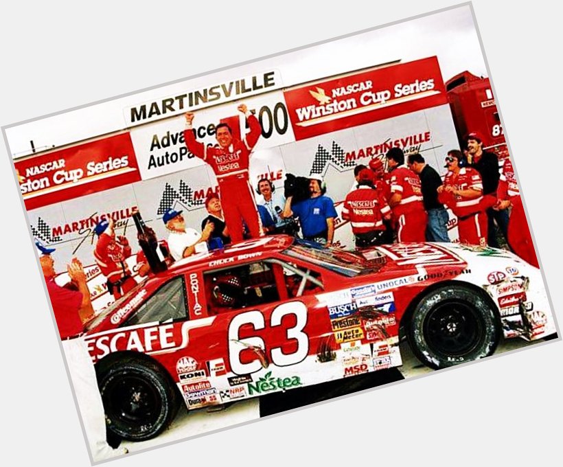 Happy 65th Birthday to 1990 NASCAR Busch Grand National Series Champion Chuck Bown   