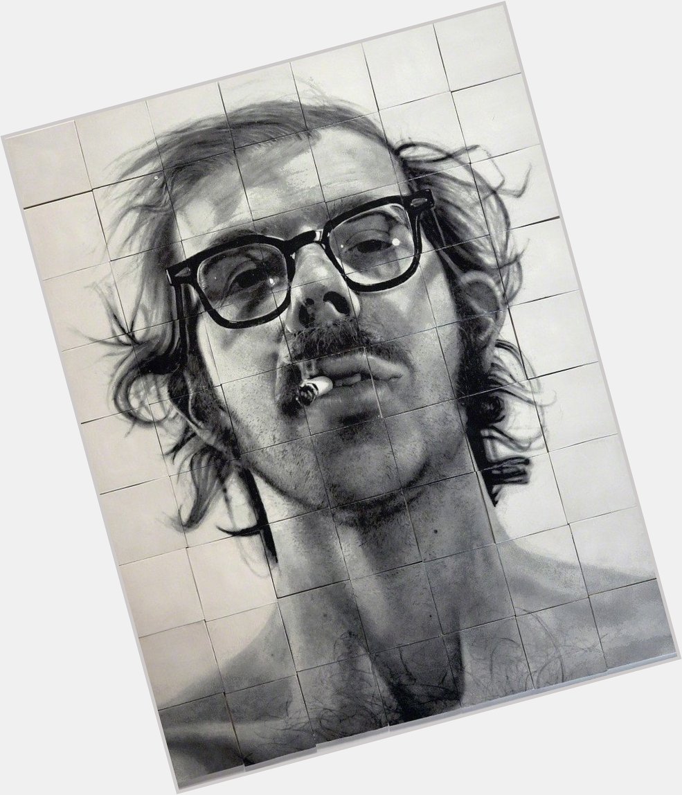 Happy Birthday to a master of portraiture, Chuck Close:  