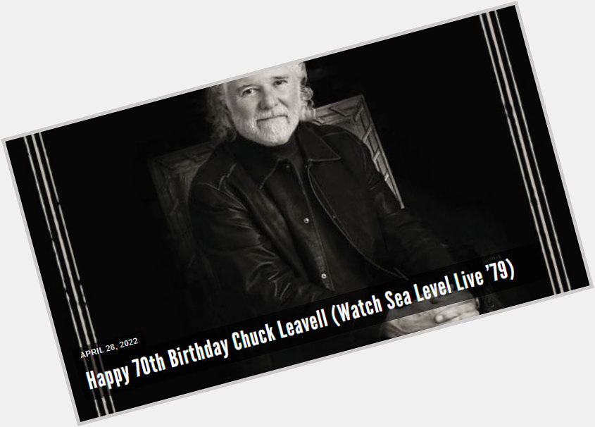 Glide Magazine: Happy 70th Birthday Chuck Leavell -  +  