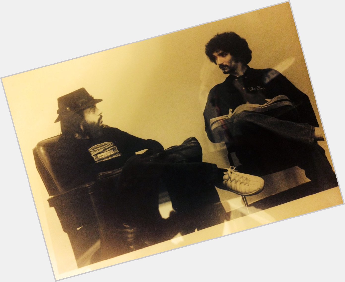 Happy 82nd birthday to trumpeter Chuck Mangione. Seen here with me, his A&M Records promo man, St.Louis 1978. 