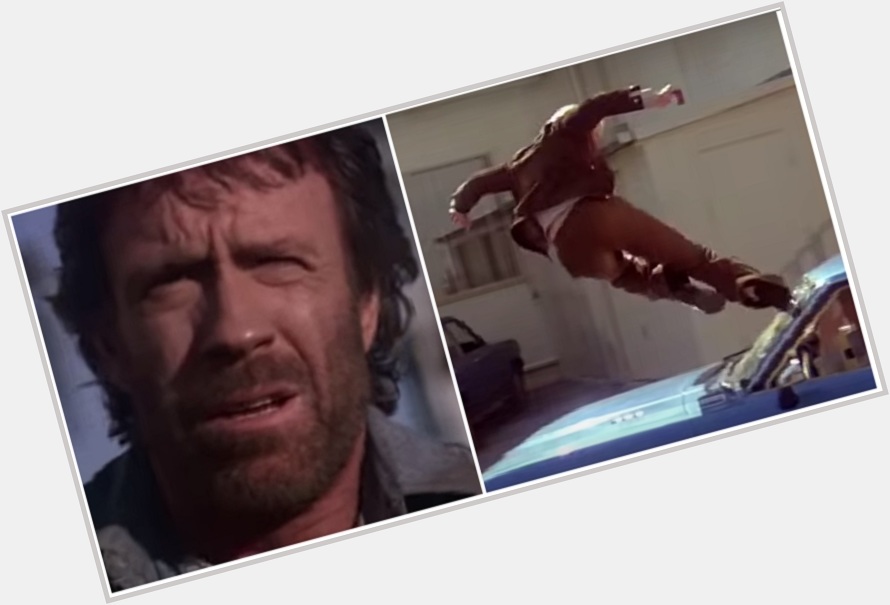 Happy 80th birthday to Chuck Norris. Here he is, kicking everything. 
