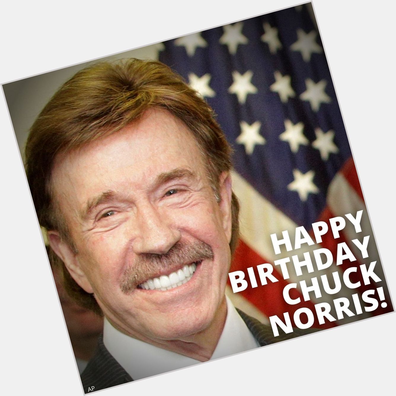 Happy birthday Chuck Norris!

The American martial artist celebrates his 81st birthday today! 