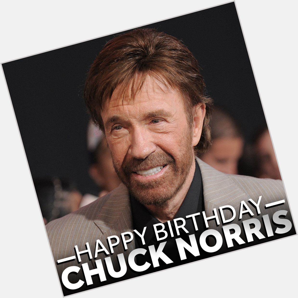 HAPPY BIRTHDAY: \"Walker, Texas Ranger\" star Chuck Norris is 81 today. 