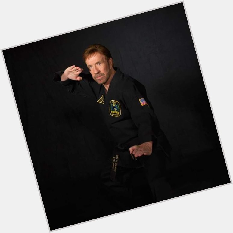 Happy birthday to Chuck Norris. A martial arts legend. 