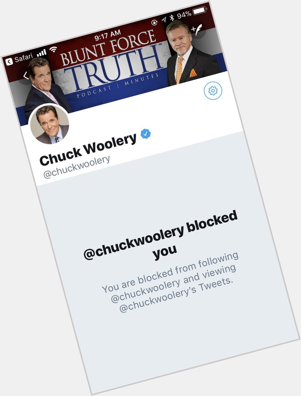 Tomorrow is Chuck Woolery s birthday! Will someone please wish him a happy one for me? I can t! 