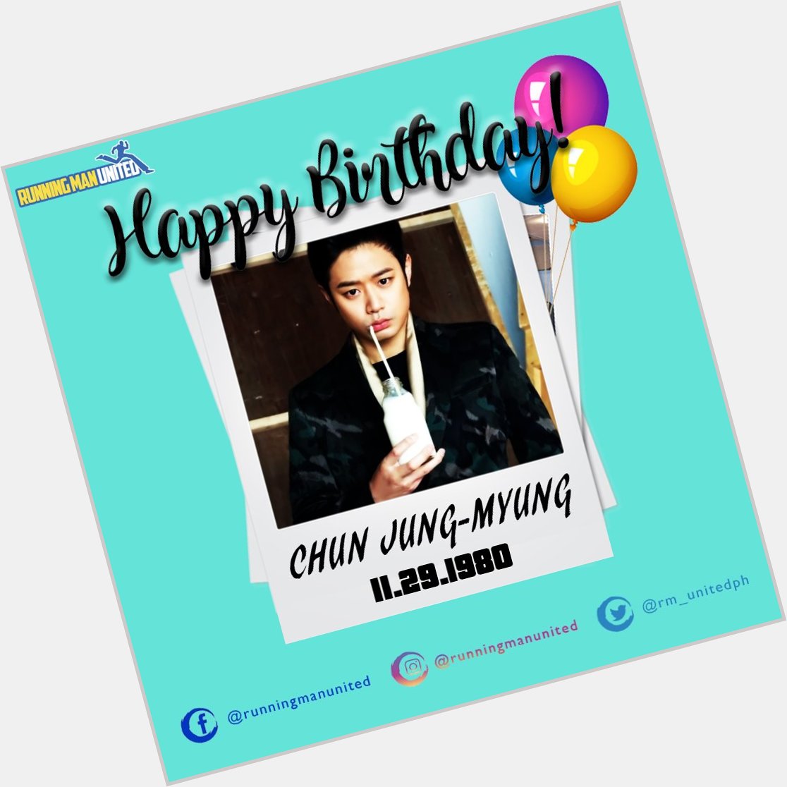 Happy Birthday Chun Jung-myung! 