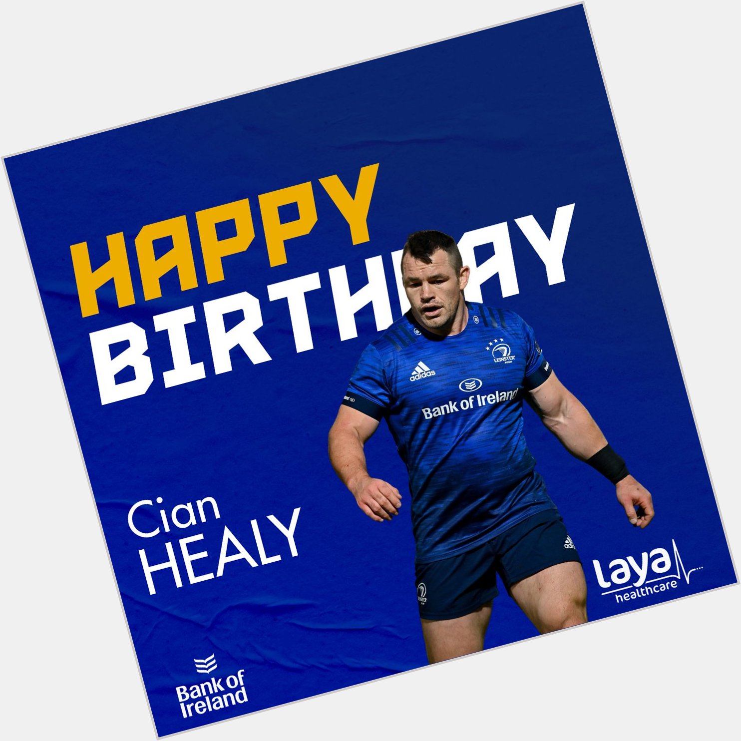  | Remessage or \like\ to join us in wishing a happy birthday to Cian Healy!  