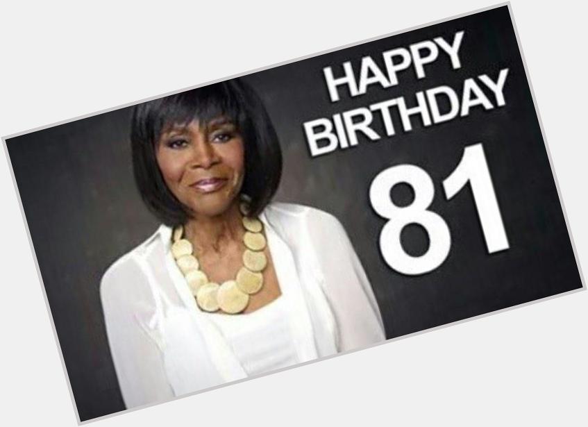 She look 60 Cicely Tyson looks amazing at 81 ... Happy Birthday!! 