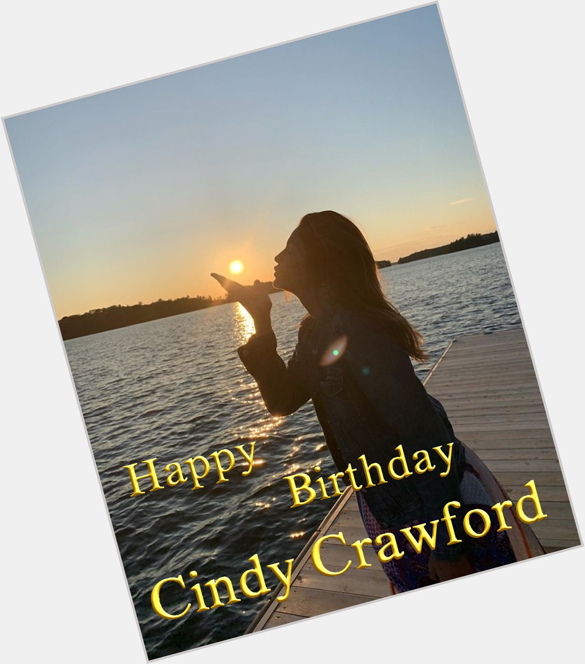  Happy Birthday  Cindy Crawford
 