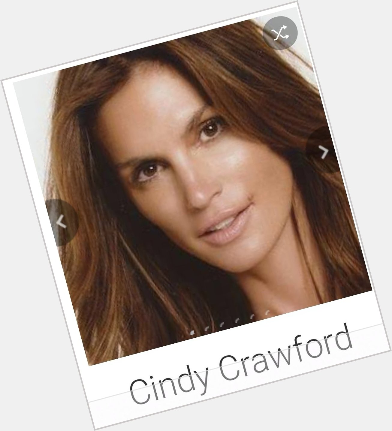 Happy Birthday to this young lady.  Happy Birthday Cindy Crawford 