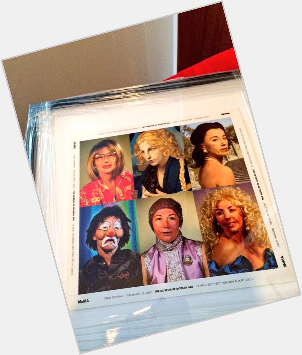 Happy Birthday Cindy Sherman- can\t wait to hang you up 