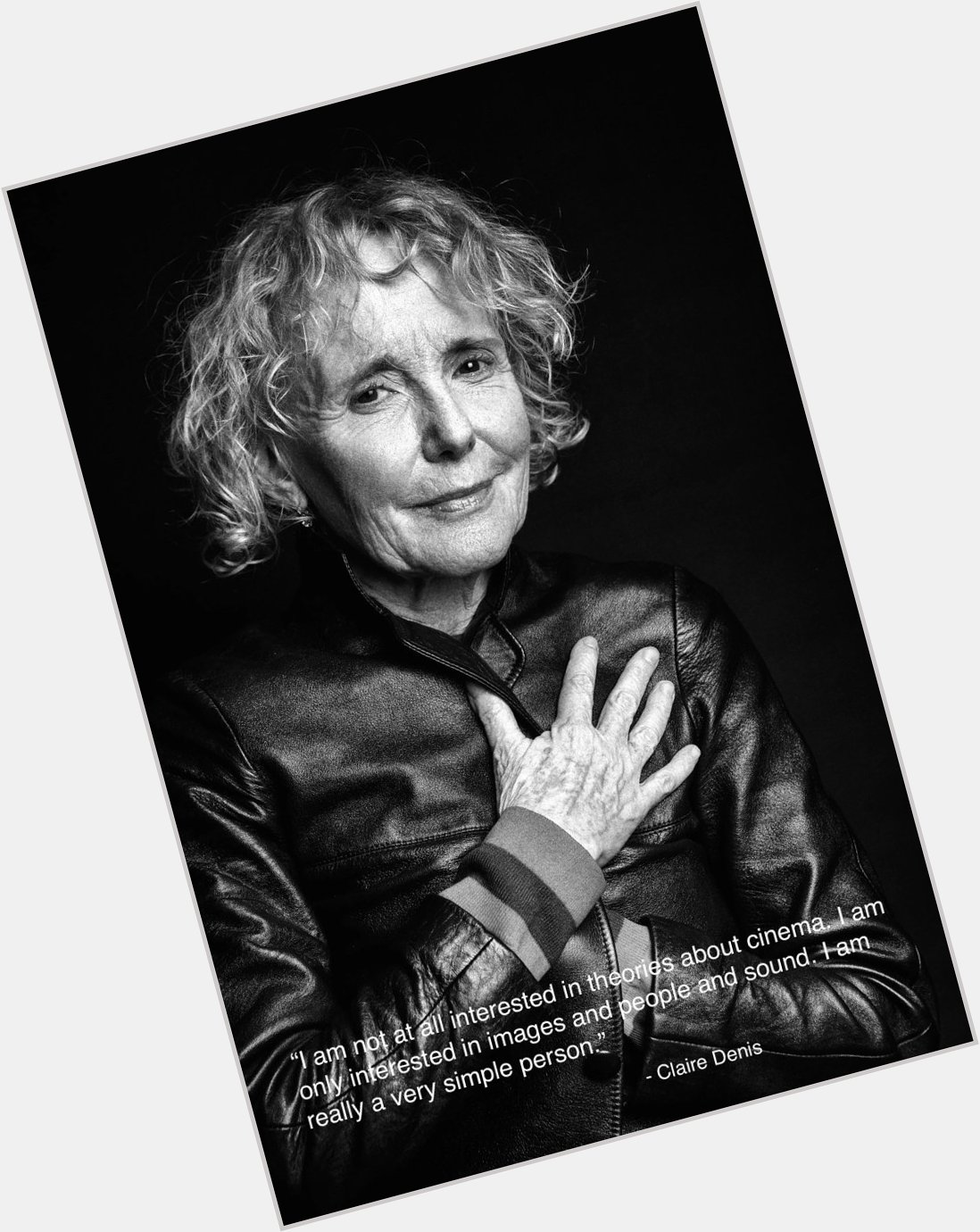 Happy Birthday to one of the very best filmmakers, Claire Denis 