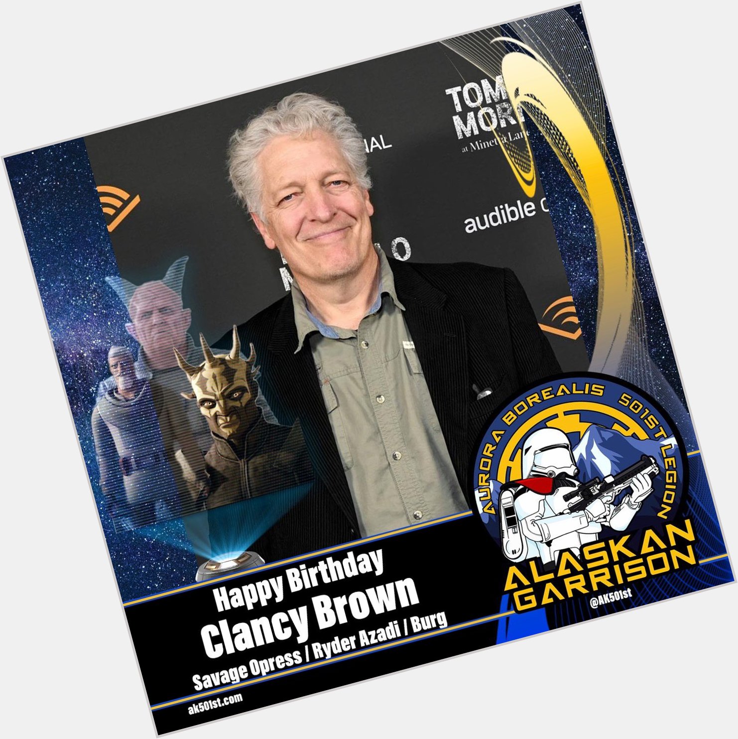The Alaskan Garrison would like to wish Clancy Brown a very happy birthday!   