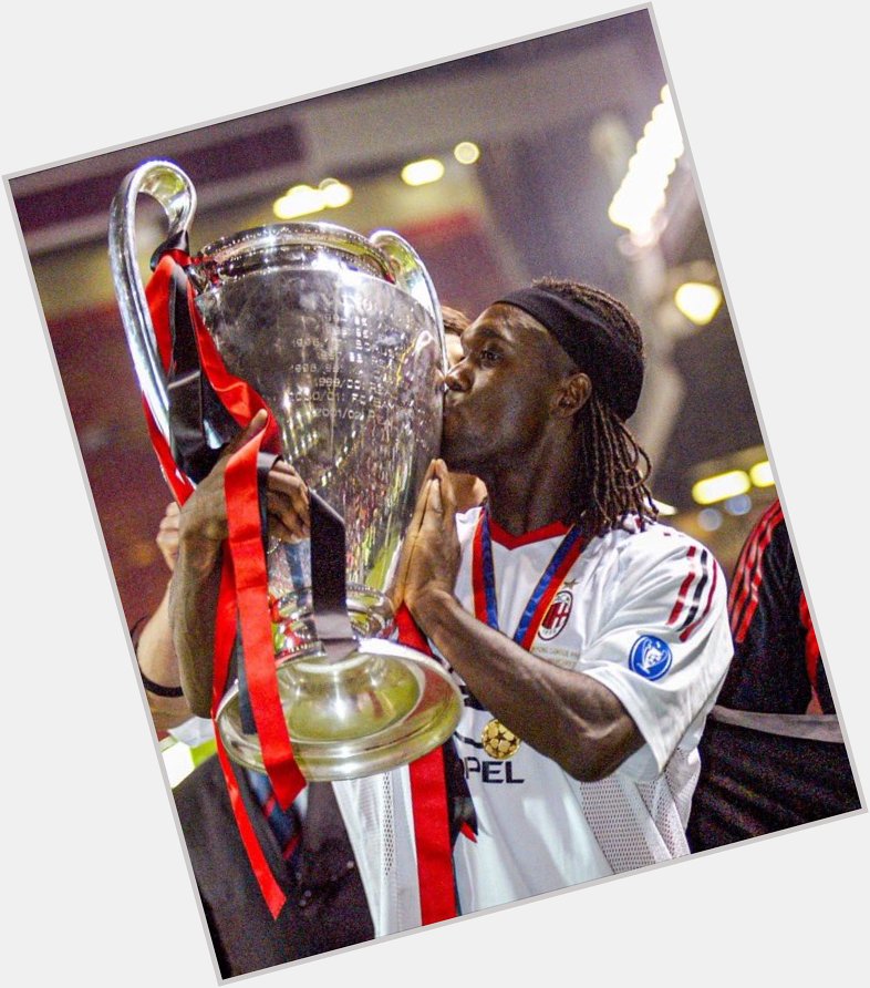 The only player to have won the with 3 different teams Happy birthday, Clarence Seedorf! 