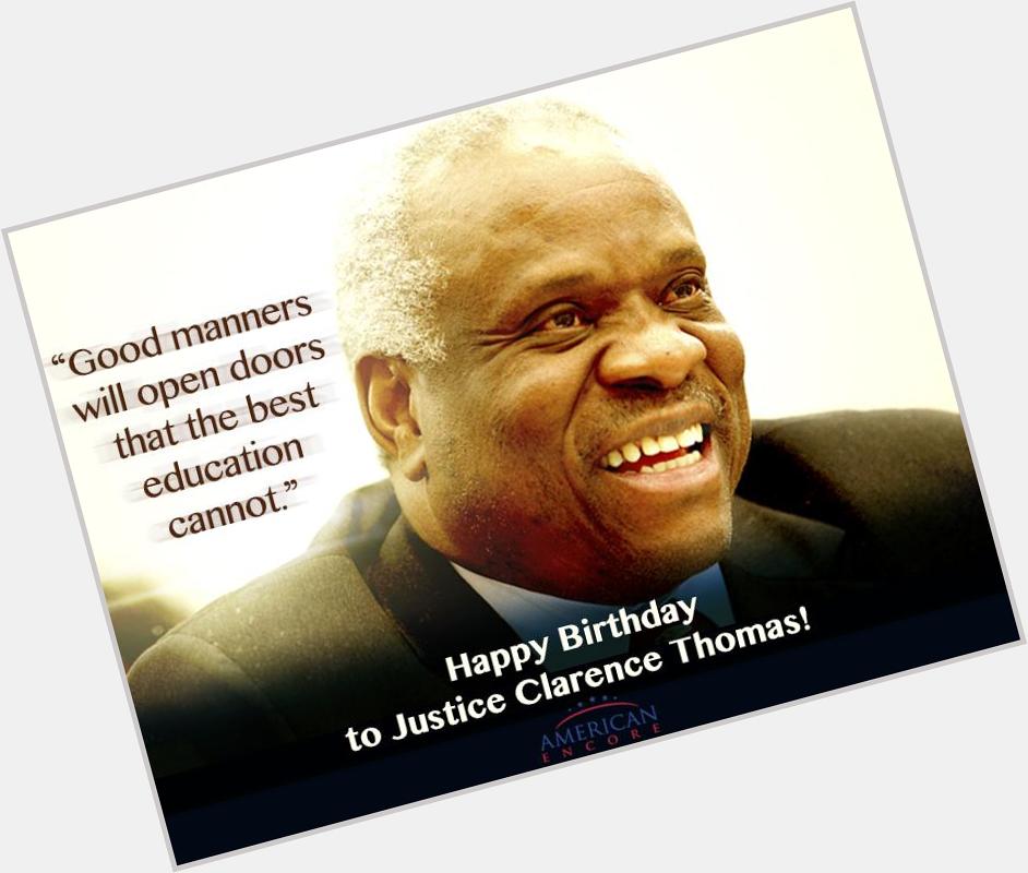 Happy Birthday to Justice Clarence Thomas! 